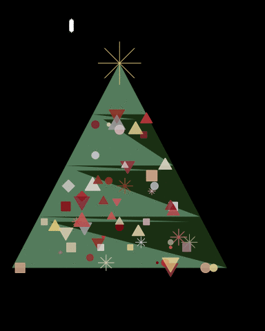 Christmas tree in ggplot