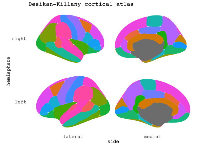 Introducing the ggseg R-package for brain segmentations